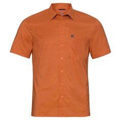 Рубашка с коротким рукавом Odlo Chemise Mc Nikko Check, оранжевый