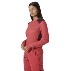 Футболка с длинным рукавом Helly Hansen Lifa Merino Midweight Crew, красный