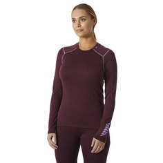 Футболка с длинным рукавом Helly Hansen Lifa Merino Midweight Crew, фиолетовый