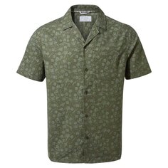 Рубашка с коротким рукавом Craghoppers NosiBotanical Pasport, зеленый