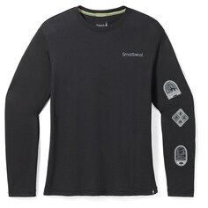 Футболка с длинным рукавом Smartwool Outdoor Patch, черный