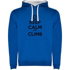 Худи Kruskis Keep Calm And Climb Two-Colour, синий