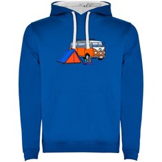 Худи Kruskis Hippie Van Trek Two-Colour, синий