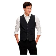 Жилет Selected Liam Slim Fit, черный