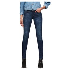 Джинсы G-Star Lynn Mid Skinny, синий