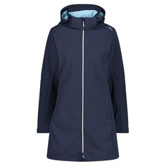 Пальто CMP Longline Softshell 3A08326, синий