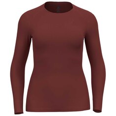 Футболка с длинным рукавом Odlo Crew Neck Active Warm Eco, красный