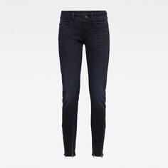 Джинсы G-Star Lynn 2-Zip Mid Waist Skinny Ankle, синий