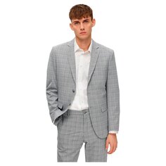 Блейзер Selected Liam Slim Fit, серый