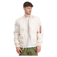 Куртка Alpha Industries MA-1 Emb Logo Puffer Bomber, бежевый