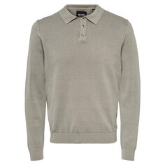 Поло с длинным рукавом Only &amp; Sons Mason Reg 12 Wash, бежевый