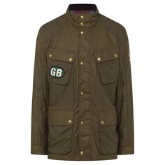Куртка Hackett British Kit Waxed, зеленый