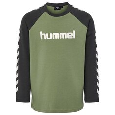 Футболка с длинным рукавом Hummel Boys, зеленый
