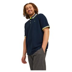 Поло с коротким рукавом Jack &amp; Jones Essential Paulos Plus Size, синий