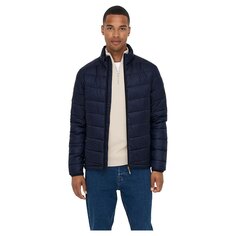 Куртка Only &amp; Sons Carven Quilted Puffer, синий