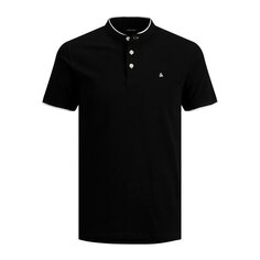 Рубашка поло Jack &amp; Jones Paulos Mao Noos, черный