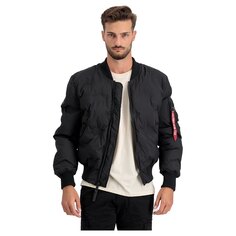 Куртка Alpha Industries MA-1 Emb Logo Puffer Bomber, черный