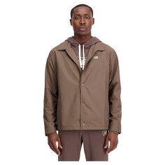 Куртка New Balance Nb Essentials Coaches, коричневый