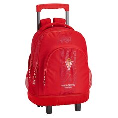 Рюкзак Safta Sporting Gijon Corporate Compact 44L, красный