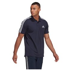 Поло с коротким рукавом adidas Sportswear Aeroready Essentials Piqué Embroidered Small Logo 3-Stripes, синий