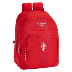 Рюкзак Safta Sporting Gijon Corporate Double 20.2L, красный