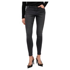 Джинсы Vila Sarah Lia01 Skinny Fit Regular Waist, серый