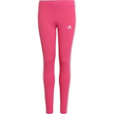 Леггинсы спортивные adidas Sportswear Essentials 3 Stripes, розовый