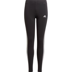 Тайтсы adidas Essentials 3 Stripes, черный