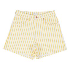 Джинсовые шорты Wrangler W25Hdz46I Donna Regular Fit, желтый