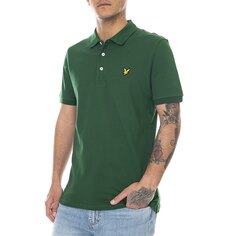 Поло с коротким рукавом Lyle &amp; Scott Plain, зеленый