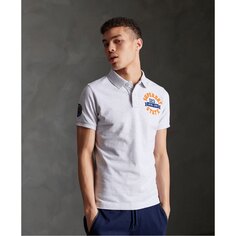 Поло с коротким рукавом Superdry Classic Superstate, серый