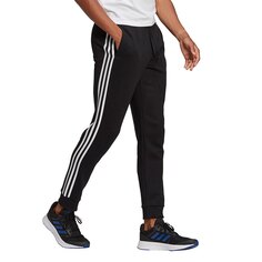 Брюки adidas Sportswear Essentials Fleece Tapered Cuff 3-Stripes, синий
