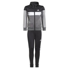 Спортивный костюм adidas Sportswear Tiberio 3 Stripes Colorblock Shiny, серый
