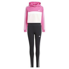 Спортивный костюм adidas Sportswear Tiberio 3 Stripes Colorblock Fleece, розовый