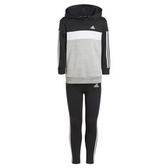 Спортивный костюм adidas Sportswear Tiberio 3 Stripes Colorblock Fleece, серый