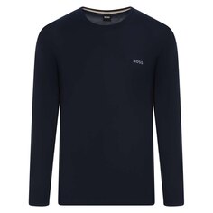 Футболка с длинным рукавом BOSS Comfort Pyjama, синий