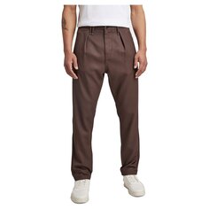 Брюки G-Star Drawstring Tapered Fit Chino, коричневый