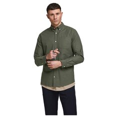 Рубашка с длинным рукавом Jack &amp; Jones Oxford, зеленый