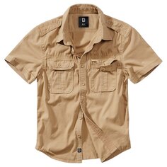 Рубашка с коротким рукавом Brandit Vintage, бежевый