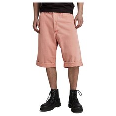 Джинсовые шорты G-Star Bam Relaxed Fit, розовый