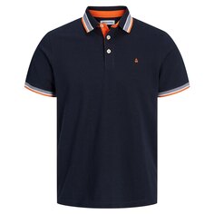 Поло с коротким рукавом Jack &amp; Jones Epaulos, черный