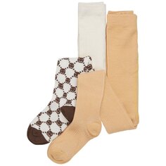 Тайтсы Minymo Baby Stocking 2 Pack, бежевый Minymo®