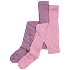 Тайтсы Minymo Wool Stocking Rib 2 Pack, розовый Minymo®