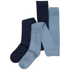 Тайтсы Minymo Wool Stocking Rib 2 Pack, синий Minymo®