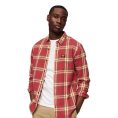 Рубашка с длинным рукавом Superdry Cotton Lumberjack, красный