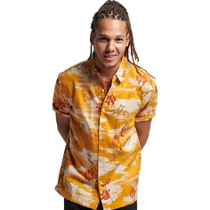 Рубашка с коротким рукавом Superdry Vintage Hawaiian, желтый