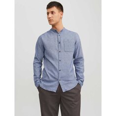 Рубашка с длинным рукавом Jack &amp; Jones Band Melange, синий