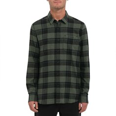 Рубашка с длинным рукавом Volcom Caden Plaid, зеленый