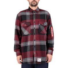 Рубашка Alpha Industries Flannel, красный