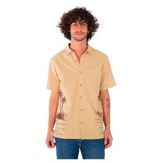 Рубашка с коротким рукавом Hurley Rincon Linen, оранжевый